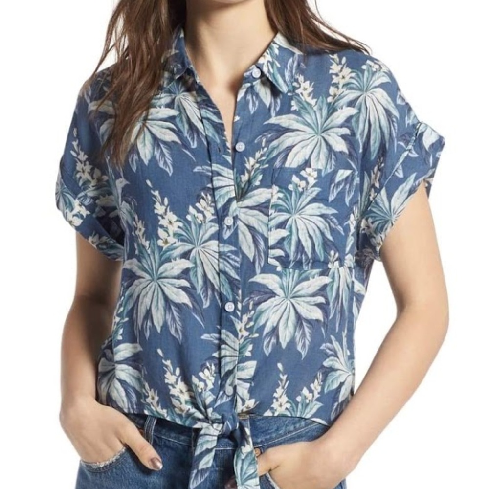 Rails Amelie Tie Front Shirt